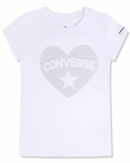 Converse Faux Sequin Heart Tee Converse Faux Sequin Heart Tee