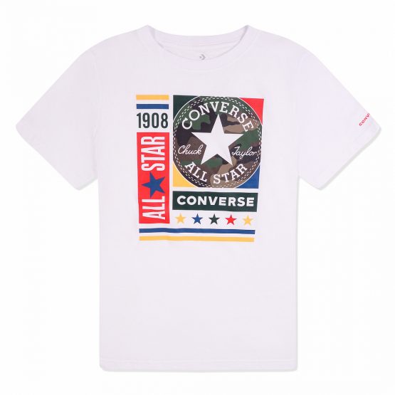 Converse Camo Mixed Boxes Tee
