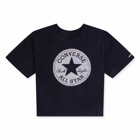 Converse Faux Sequin Chuck Boxy Tee
