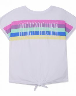 Converse Multi Color Tie Knit Top