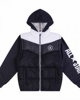 Converse All Star 2Fer Puff Vest Jacket Converse All Star 2Fer Puff Vest Jacket
