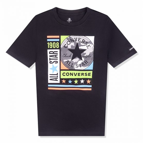 Converse Camo Mixed Boxes Tee