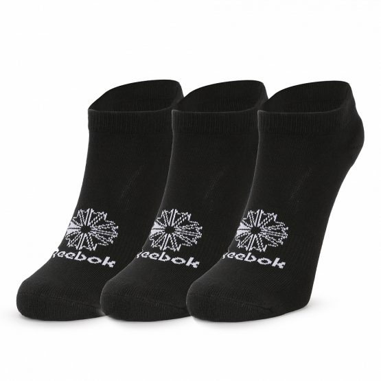 Reebok Classic Foundation Unisex No Show Socks 3-Pack