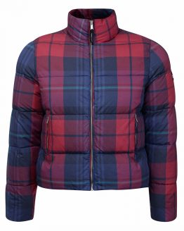 Tommy Jeans Cotton Check Puffa Jacket