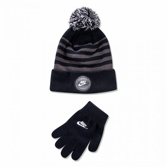 Nike Futura Stripe Beanie & Gloves