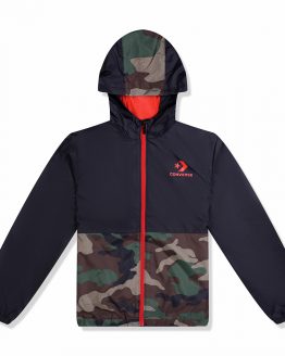 Converse Camo Colorblock Wind Jacket Converse Camo Colorblock Wind Jacket