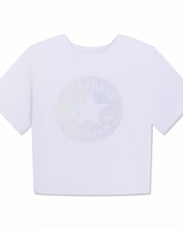 Converse Faux Sequin Chuck Boxy Tee Converse Faux Sequin Chuck Boxy Tee