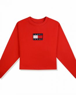 Tommy Jeans Flag Crew