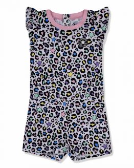 Converse Ruffle Leopard Romper