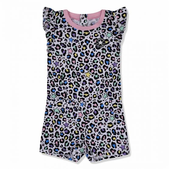 Converse Ruffle Leopard Romper