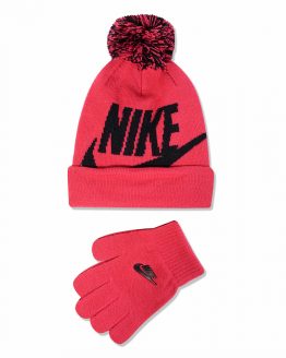Nike Swoosh Pom Beanie Set Nike Swoosh Pom Beanie Set