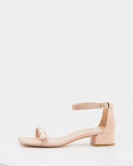 Босоножки Stuart Weitzman NUDISTJUNE SQUARE PEARLS Босоножки Stuart Weitzman NUDISTJUNE SQUARE PEARLS
