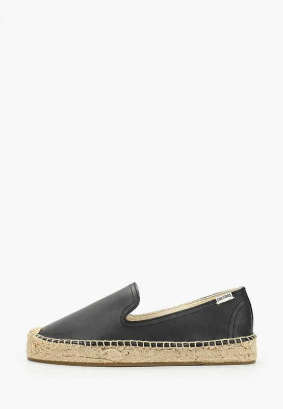 Эспадрильи Soludos PLATFORM SMOKING SLIPPER LEATHER