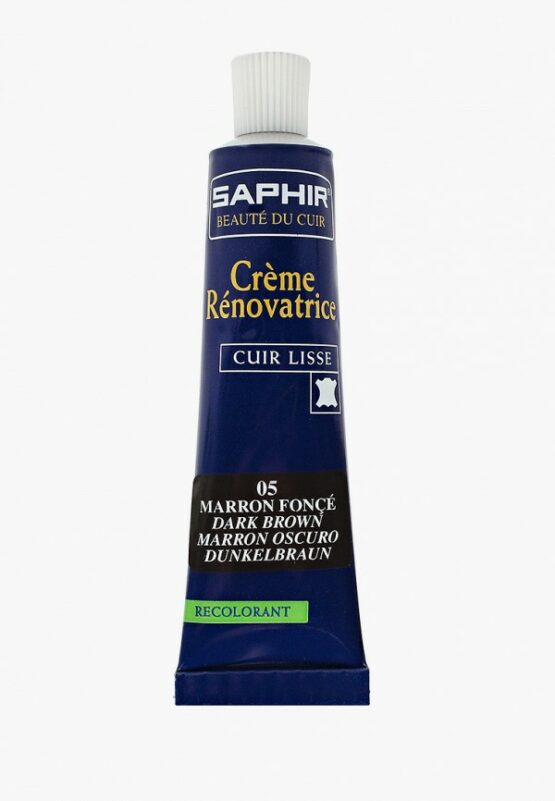 Крем для обуви Saphir темно-коричневый