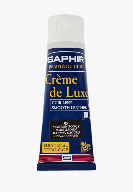 Крем для обуви Saphir темно-коричневый